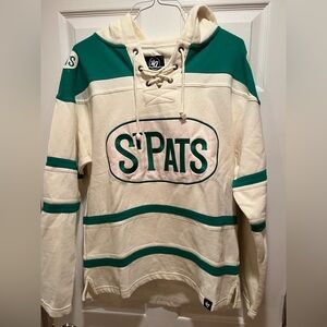 47 Brand St Pats Superior Lacer Hoodie - Mens Small